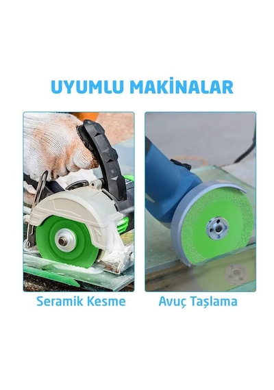Rekotools -cam Seramik Taş Fayans Şişe Kesme Diski 115 Mm