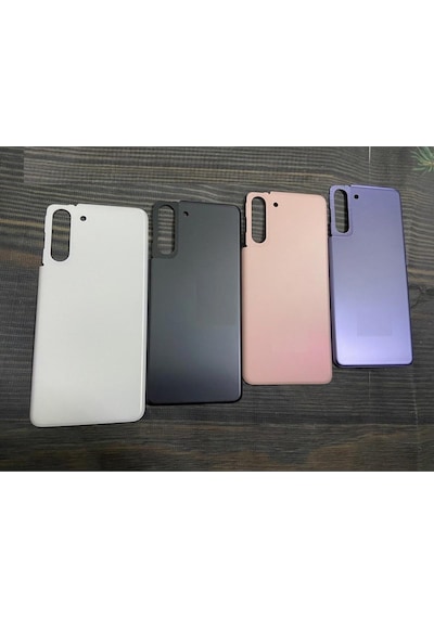 Samsung Galaxy S21 G990f İle Uyumlu Arka Pil Kapak Mor