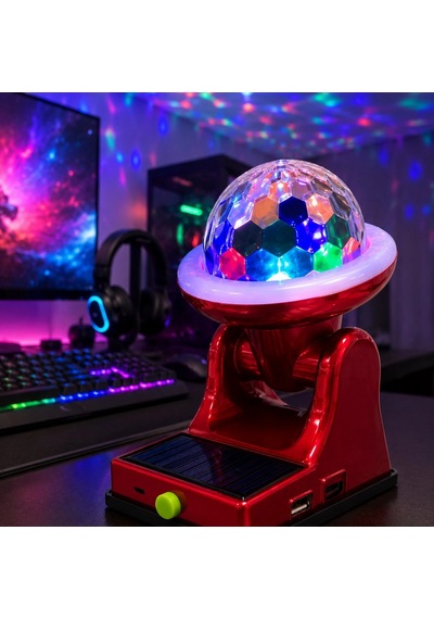 Taşınabilir Solar Rgb Led Parti Lambası Usb Şarjlı Dekoratif Aydınlatma