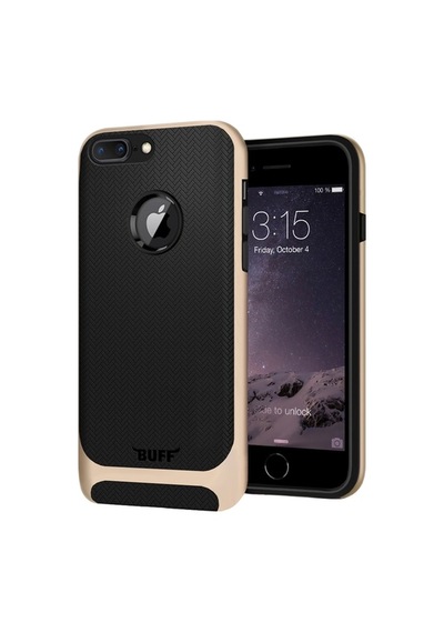 Apple Uyumlu iPhone Buff 7 Plus İle New Armor Kılıf Gold