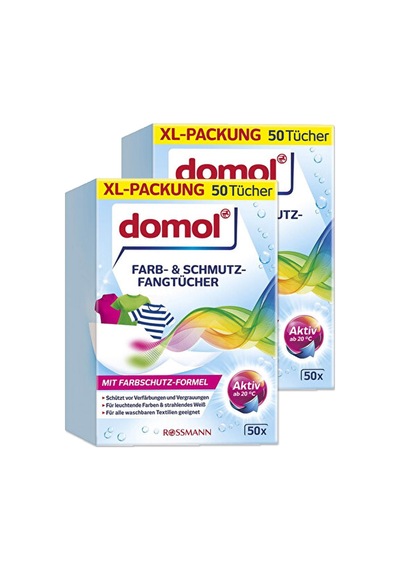 Domol Renk Ayırıcı Mendil 50'Li (2 Adet)