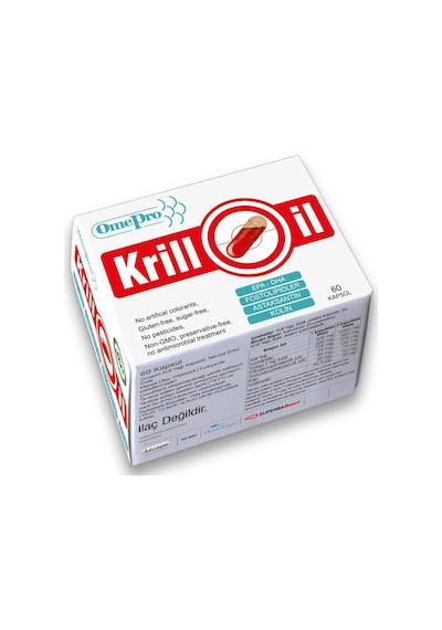 Krill Yağı Krill Oil Omepro Krill Yağı 60 Kapsül
