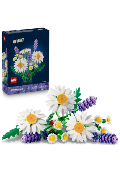 LEGO® Botanicals Papatyalar 11508 - 9 Yas ve Üzeri Çocuklar için 3 Büyük Papatya Içeren Yaratici Oyuncak Yapim Seti (133 Parça)
