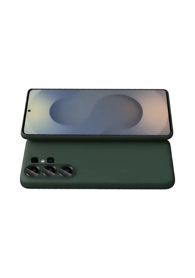 Newface Samsung Galaxy S26 Ultra First Silikon - Koyu Yeşil