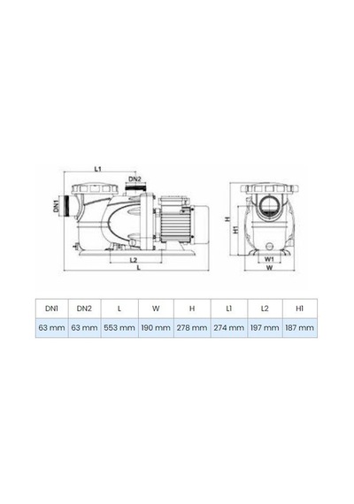 Wilo Pool 3.0T Ön Filtreli Havuz Pompası 18 Mss 30 Metreküp H 380 Volt
