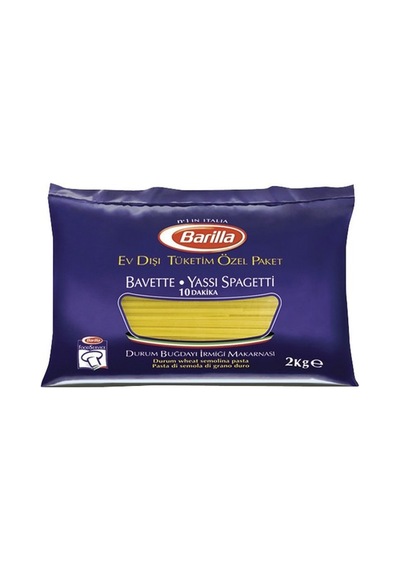 Barilla Linguine Yassı Spagetti Makarna 2kg - Durum Buğdayı 2'li Ekonomik Paket - 2 Adet Tarı