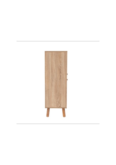 Granada Çok Amaçlı Dolap Bonomo Desenli Silindir Ayak Form 95x36x111 Cm Atlantik Çam Granada Çok Amaçlı Dolap Bonomo Desenli Silindir Ayak Form 95x36x111 Cm Atlantik Çam