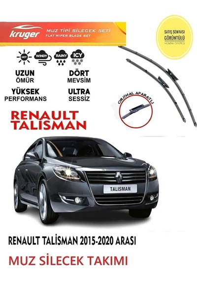 Renault Talisman Muz Silecek Silgi Silgeç 2019 Model Araca Özel Aparat