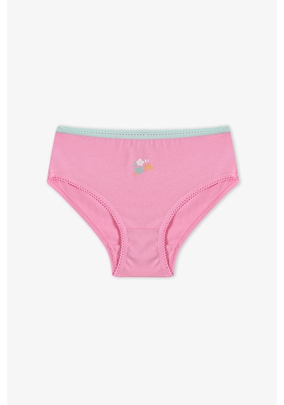 Penti Pembe Kız Çocuk Popflower Pamuklu 5'li Slip Külot