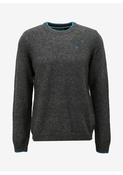 Fred Mello Bisiklet Yaka Slim Fit Antrasit Erkek Kazak Fm23w35mg