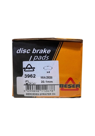 Fren Balatası Beser 3962 Sprinter 2006+ Crafter 2006-2018 Oem 0044208220