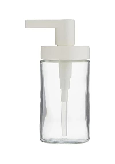 Beyaz Cam Sıvı Sabunluk, 200 Ml Kapasite 12 Izgara