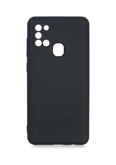 Fibaks Galaxy A21s Uyumlu Kılıf Içi Kadife Lansman Soft Yumuşak Liquid Silikon Kapak