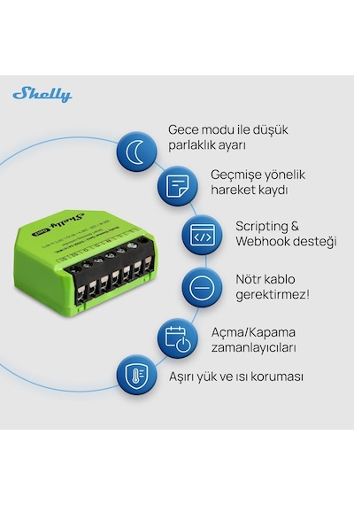 Shelly Dimmer Gen3 Akıllı Led Dimmer Kontrol Rölesi