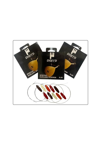 Piarro Profosyonel Uzun Sap Bağlama Teli 0,20 3 Paket