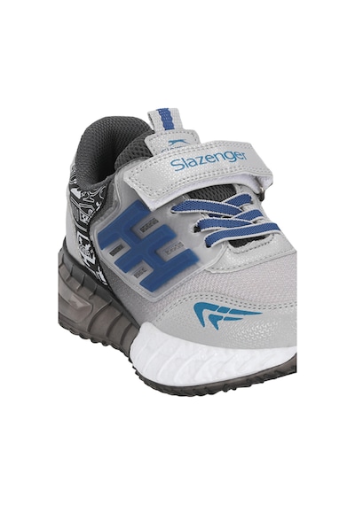 Slazenger Enzo I Erkek Çocuk Gri / Saks Mavi Günlük Spor Ayakkabısı