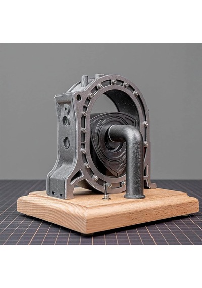 Rotary Motor Simülasyonu Dıy Model Kit Metal Mekanik Motor