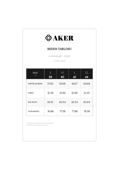Aker Bordo Dokuma Ceket Bordo Bordo