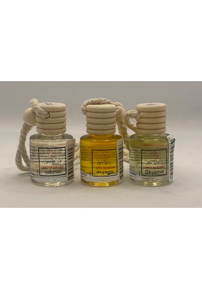 Ardino İpli Araç Kokusu 3'lü Odunsu-mango-okyanus 8 Ml
