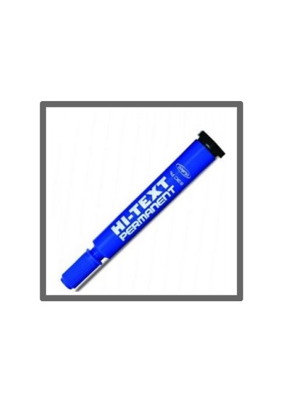 Hı-text Permanent Kalem Yuvarlak Uç Mavi - 2 Adet Mavi