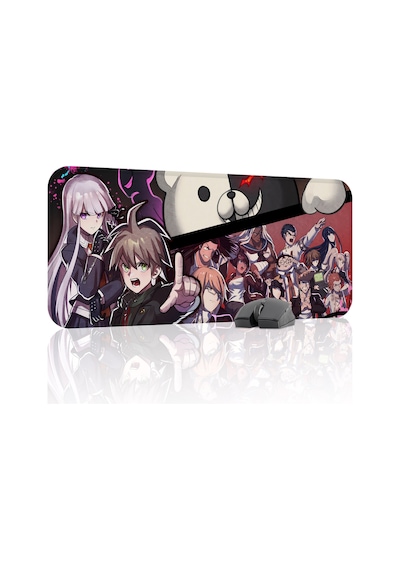 Danganronpa Kaymaz Dikişli Kauçuk Oyuncu Mousepad V3 - 70x30 Xl Gaming Mouse Pad Fare Altlığı
