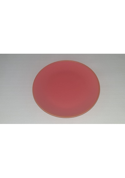 Seramik Sunum Tabağı 18 Cm Pembe 4 Adet