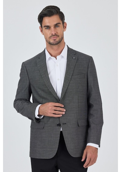 İmza Siyah Mono Yaka Bez Ayağı Tam Astar Esnek 4 Drop Comfort Fit Classic Ceket 1002250157 Siyah