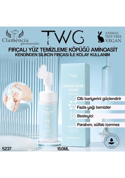 Amino Asit Fırçalı Yüz Temizleme Köpüğü 150ml