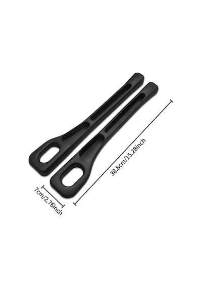Koltuk Arası Siyah Organizer 38.8 Cm Universal Araç İçi Yan Boşluk Doldurucu 2 Adet