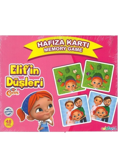 Trt Çocuk Elifin Düşleri Hafıza Kartı Seti 48 Kart - Adeland
