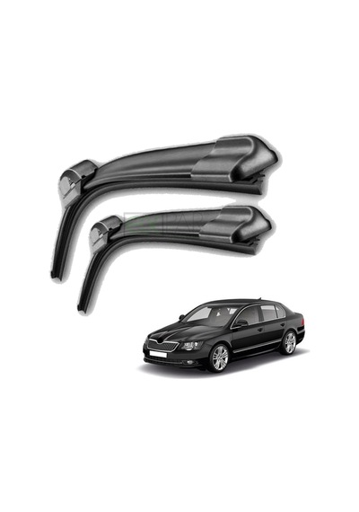 Skoda Superb Ön Cam Silecek Süpürgesi Takımı 2012 - 2015 Skoda Süper B Ön Silecek