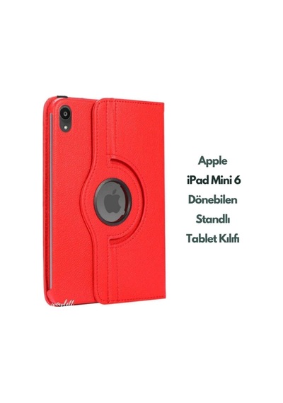 Ipad Mini 7 2024 /mini 6 Döner Standlı Tablet Kılıfı Ekran Koruyucu Ve Dokunmatik Kalem Kapaklı Kılıf