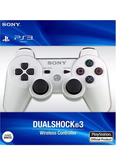 Sony PS3 Joystick PS3 Kol Beyaz Şarj Kablosu ile Birlikte