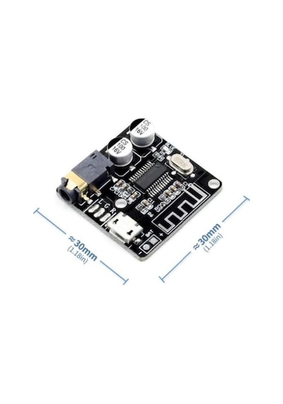 Sanec-Bluetooth 5.0 Ses Müzik Alıcı Modülü Devre Kartı 5V Alıcı