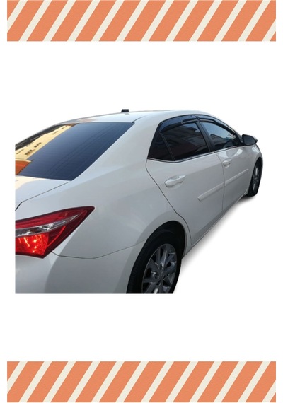 Toyota Corolla 2013-2018 Modellerine Özel 4'lü Mügen Tip Cam Rüzgarlığı