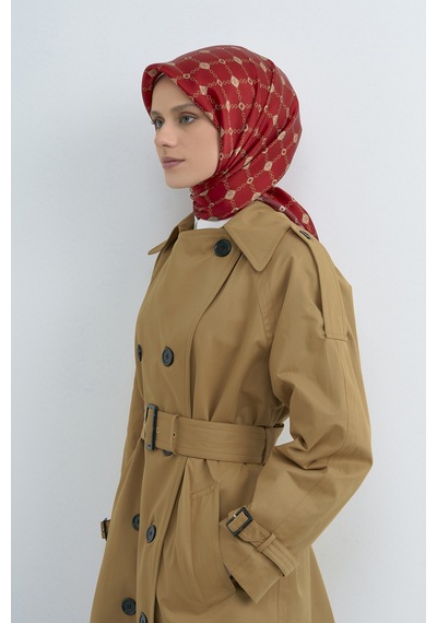 Armine Saf İpek Sura Eşarp-2026 İlkbahar-yaz- 953000d Kırmızı