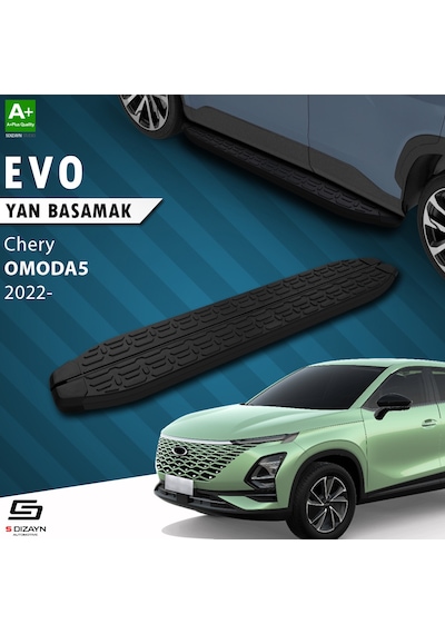 S-dizayn Chery Omoda5 Evo Siyah Yan Basamak 183 Cm 2022 Üzeri