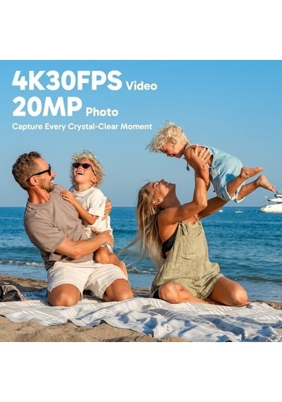 Brave 4 4k 20mp Wifi Aksiyon Kamerası Ultra Hd With Eıs 30m Underwater Su Geçirmez - Uzaktan Kumandalı - 5x Zoom