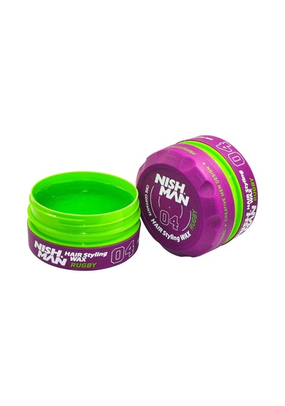 Saç Şekillendirici Wax 04 Rugby, 150 Ml Tüm Saç Tipleri Ekstra Güçlü, Islak Ve Parlak Görünüm