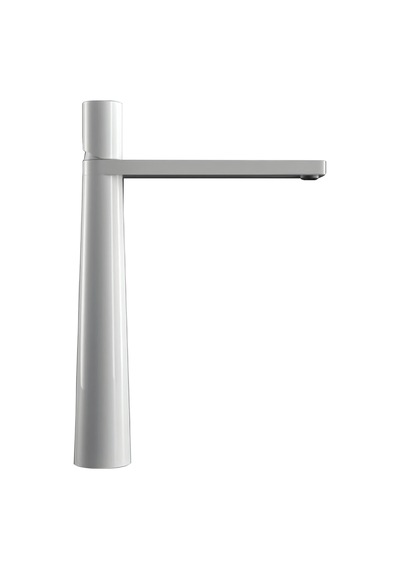 Paluci Semazen Yüksek Tip White Lavabo Bataryası Sırlı