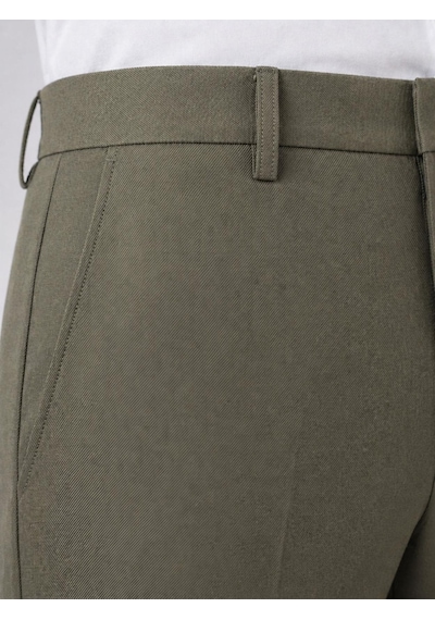 Classics Men Caserta Regular Fit Likralı Erkek Kumaş Pantolon - 7558 Yeşil