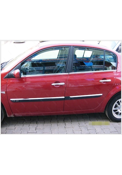 Renault Megane 2 Krom Cam Çıtası 2002-2009 Arası P. Çelik  Sedan
