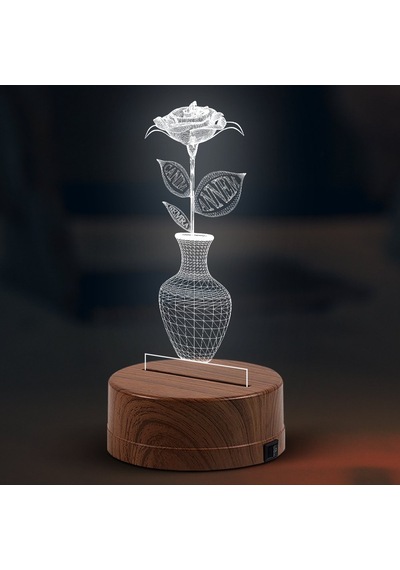 Kişiye Özel Canım Annem 3D Led Lamba - 3