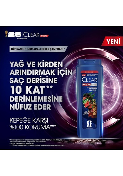 Men Kepeğe Karşı Etkili Şampuan Legend By Cr7 600 Ml