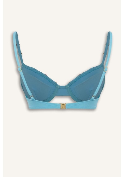 Defacto Lilyrose X Defacto Regular Fıt Bikini Üstü H8841ax26hsbe804 Mavi-be804