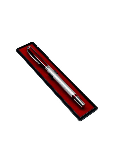 Kırmızı Tükenmez Roller İmza Kalemi İkili Set 1624kır