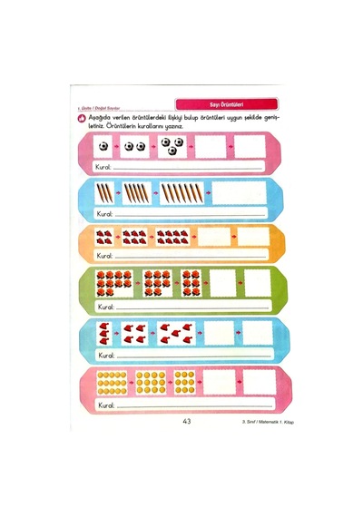 3.sınıf Matematik 1.dönem - Etkinlikli Çalışma Ve Soru Bankası Kitabı