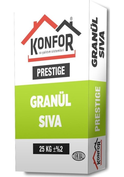 Prestige Granül Sıva İnce 25 Kg Beyaz