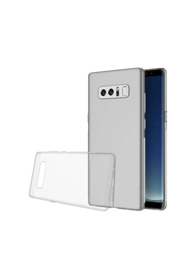 Samsung Galaxy Uyumlu Note 8 Kılıf Zore Süper Silikon Kapak Şeffaf
