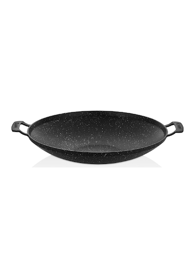 Vento 34 Cm Döküm Sac Kavurma Gözleme Tavası Siyah
